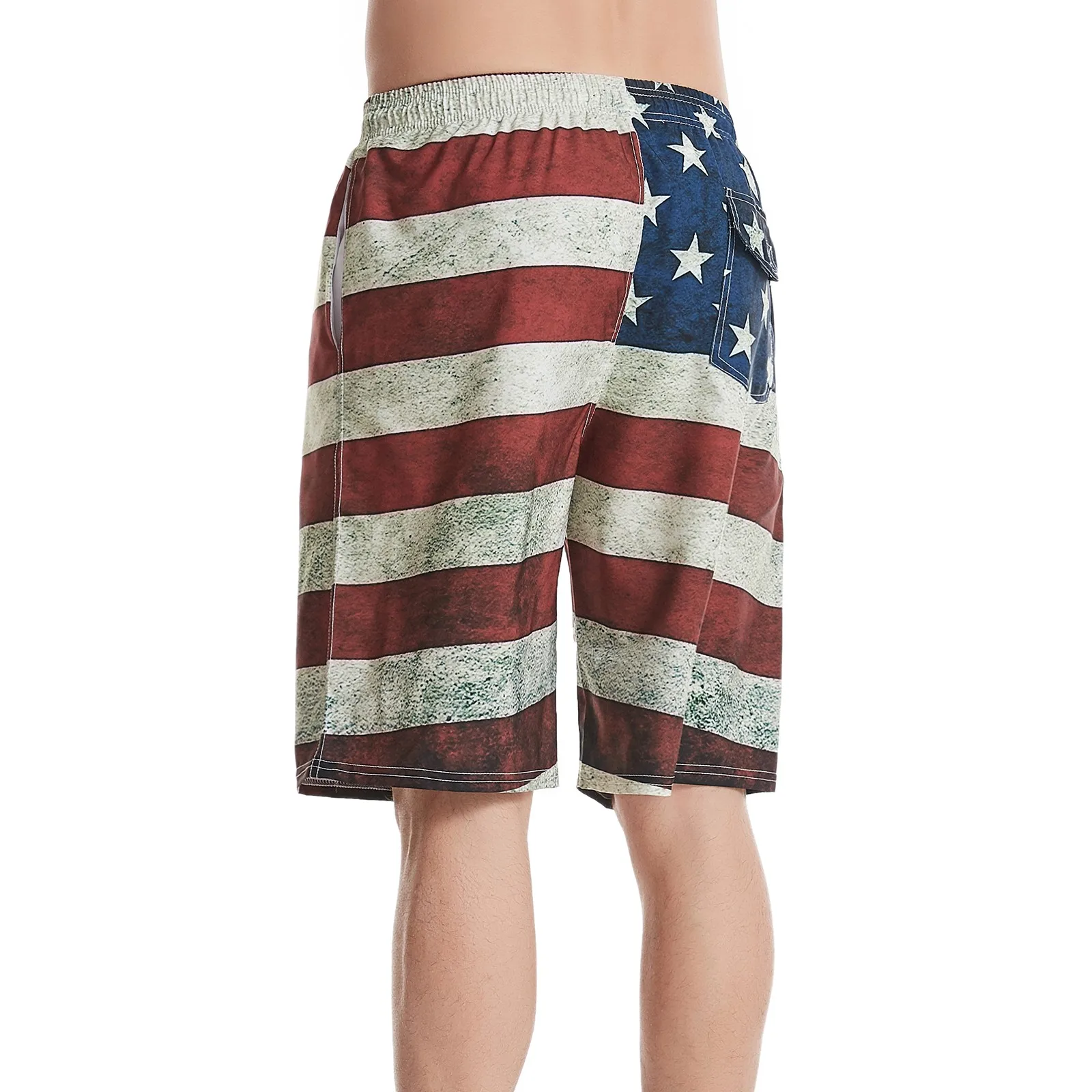 vintage Men's Swim shorts American Flag 