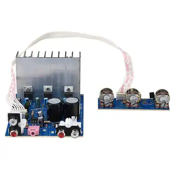 

CLAITE 15W+15W Power Amplifier Board 30W 2.1 Channel Subwoofer Amplifier Board TDA2030 DX-2030 DIY Finished Module 20HZ-200HZ