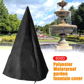 

Fountain Cover Dustproof Solid Outdoor Courtyard Lightweight Foldable Universal Statue Protector With Drawstring Adjustable