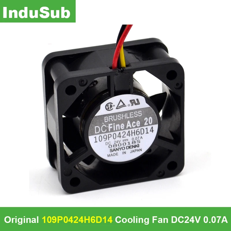 

109P0424H6D14 Cooling Fan DC24V 0.07A numerical control machine tool inverter fan