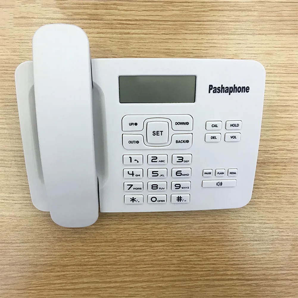 KX-T7001 ЖК-дисплей Определитель номера будильник домашний офис настольный проводной телефон