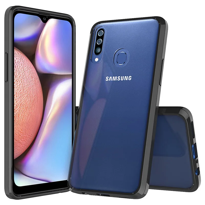 Для samsung A20S чехол Кристальный Гибридный Бампер прозрачная твердая акриловая задняя крышка для samsung Galaxy A20S чехол для телефона s A 20 S A20 S