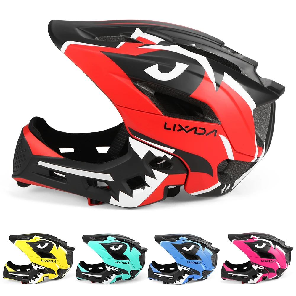 Lixada Kids Detachable Full Face Bike helmet Children's Sports Child Cycling mtb Motorcycle Skateboarding Roller Skating Helmet | Спорт и