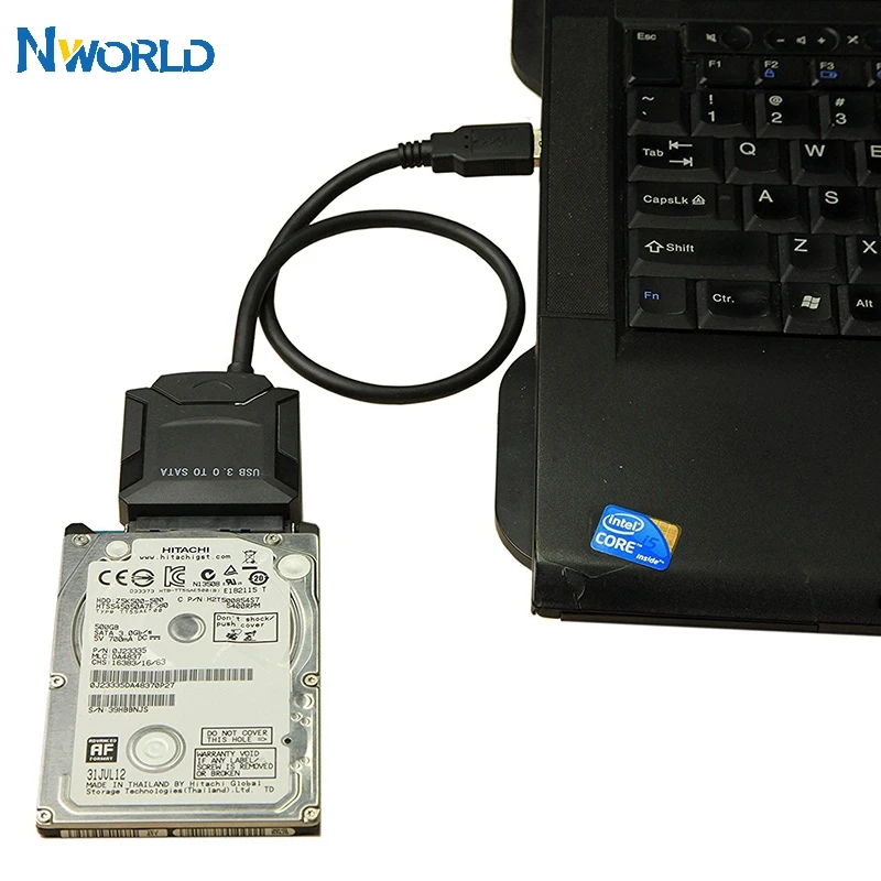Лидер продаж адаптер USB 3 0 к SATA кабель для 2 5 &quotSSD HDD дюймов жесткий диск данные с US