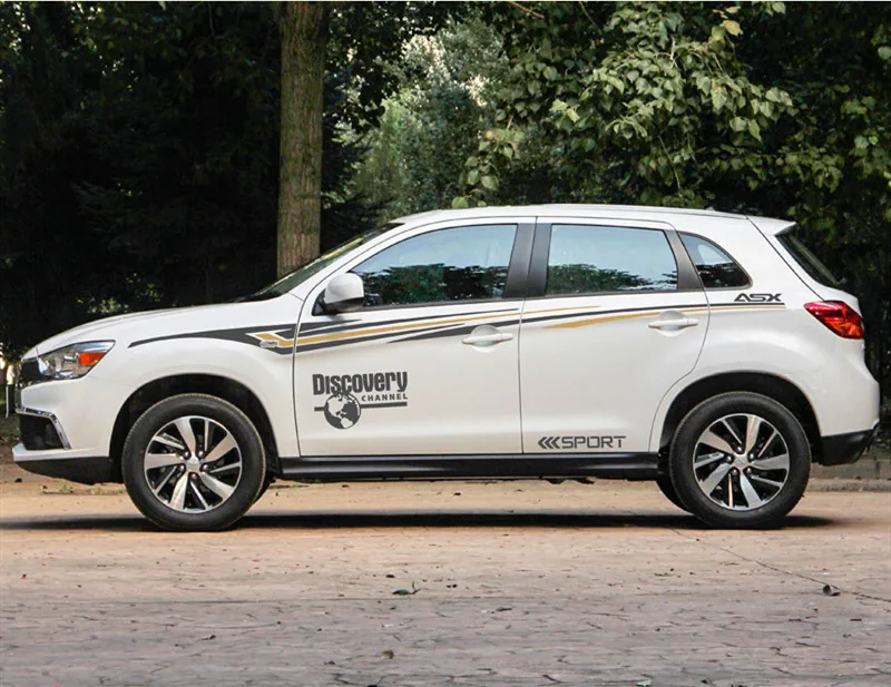 Option 11 World Datong автомобильный стильный, для спортивного автомобиля автомобильный аксессуар наклейка для Mitsubishi ASX Двусторонняя наклейка для автомобиля-Стайлинг - Название цвета: Option 11
