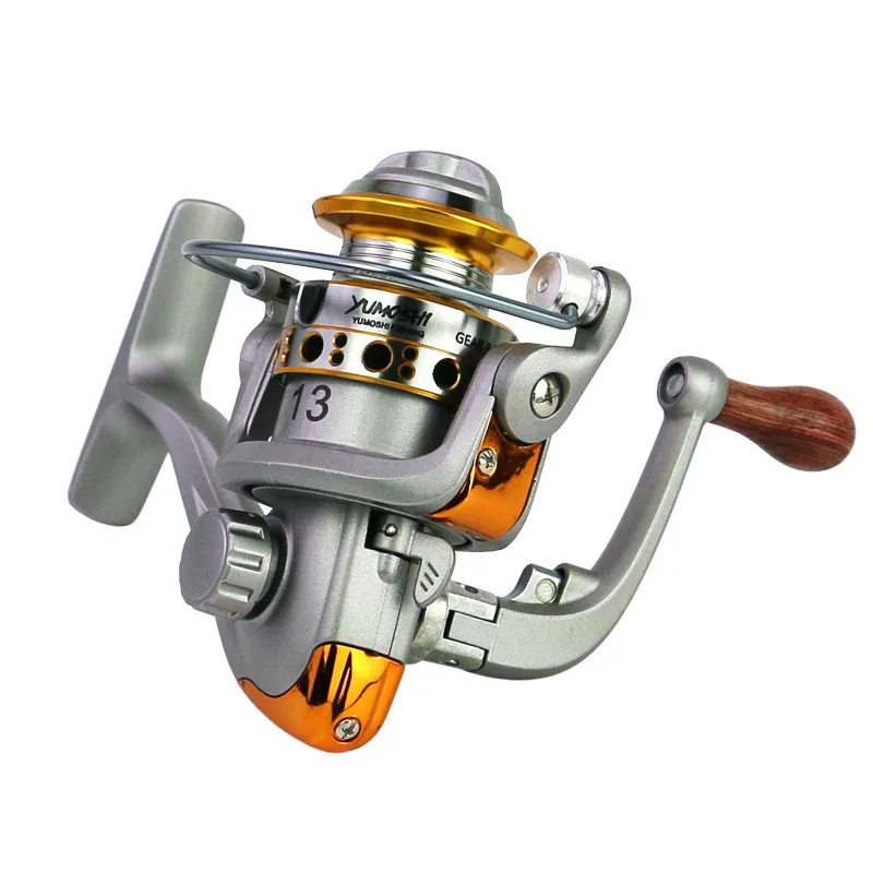

Fishing Reel Long and High Seat Fishing Reel Universal Fishing Gear DK150 Rotating Fishing Wheel 13 BB Foldable Rocker