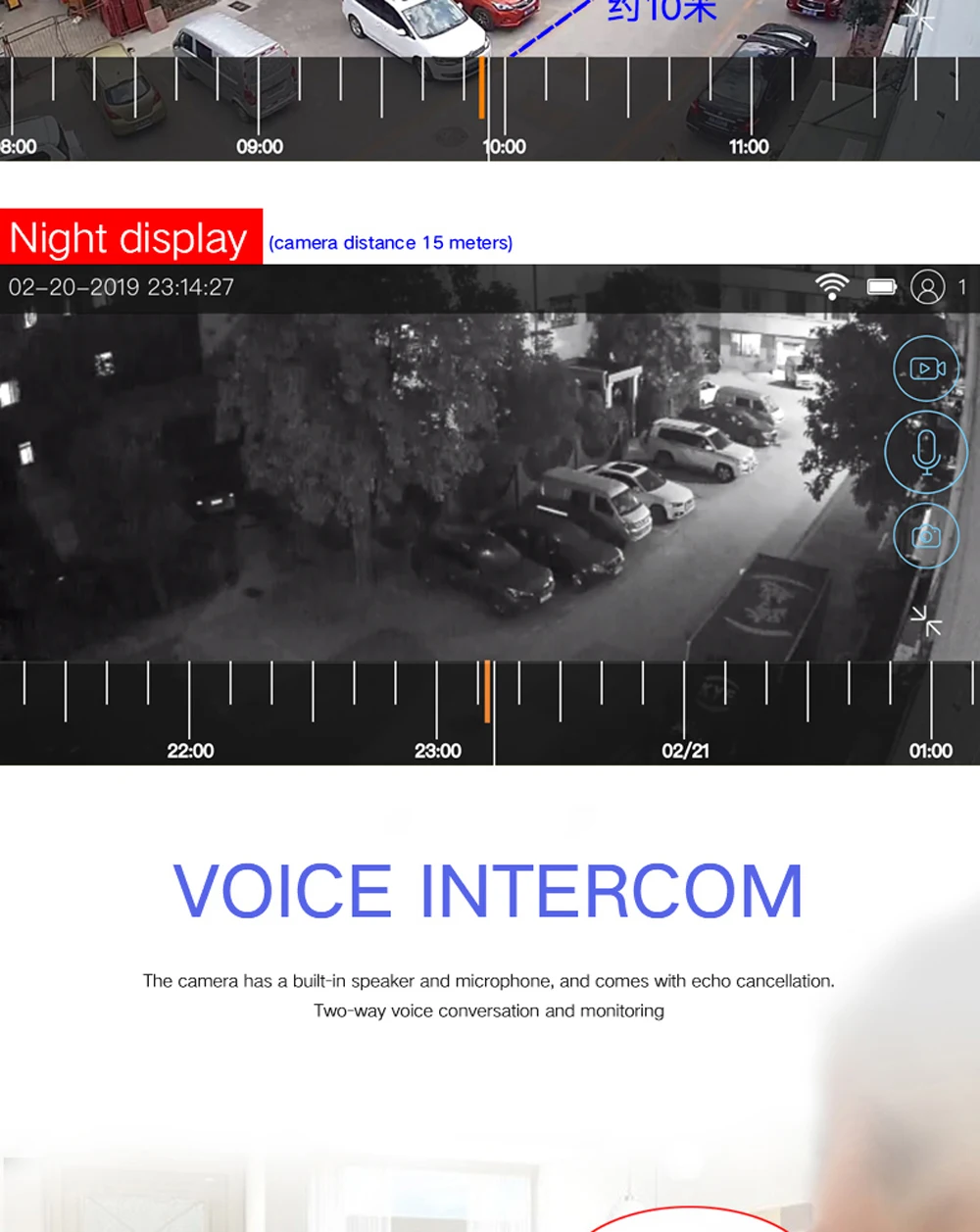 Hebeiros солнечная батарея HD1080P IP Wifi камера 2MP Беспроводная охранная камера наблюдения аудио PIR IP67 водонепроницаемая наружная камера видеонаблюдения