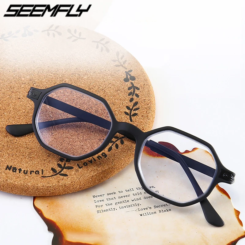 Seemfly анти синий свет очки для чтения женщин и мужчин при дальнозоркости Анти