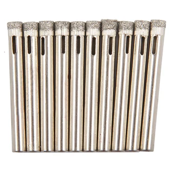 

10 x Diamond Holesaw Tile Glass Slate Porcelain Marble Drill Bits Tool