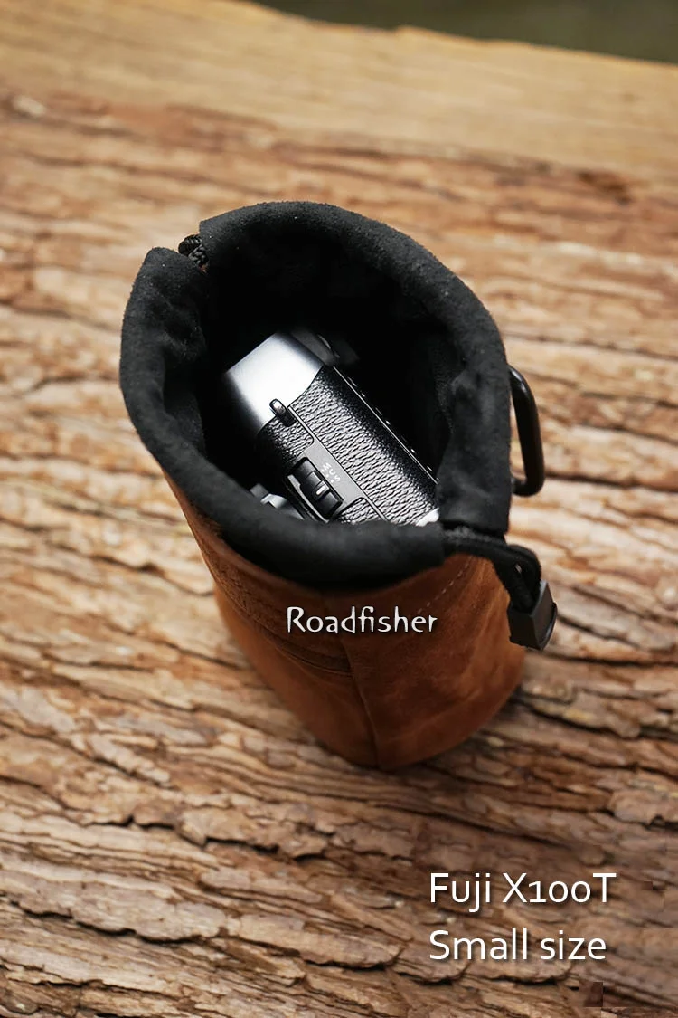Leather camera bag pocket -7