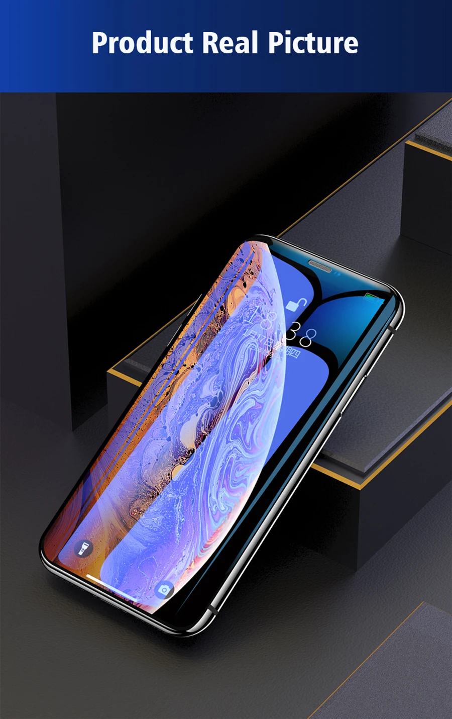 Новое 10X прочное антипылезащитное закаленное стекло для iPhone 11 Pro i11 Pro max Защита экрана для iPhone XS XR XS max с рамкой