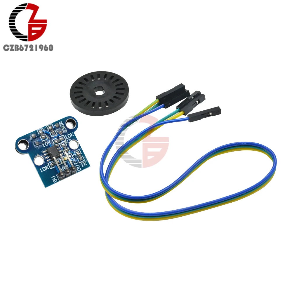 2set Hc-020k Dual Motor Speed Measuring Sensor Module With ...