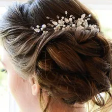 Fxmimior Свадебная винтажная расческа для волос свадебный головной убор свадебный аксессуар для волос свадебный головной убор свадебный гребень для волос