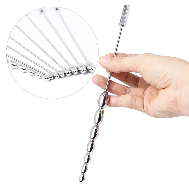 316L Surgical Steel 8 Pcs/Set Penis Plugs & Sounds Urethral Plug Urethral Sounds Dilator Erotic Adult Sex Toys for Men