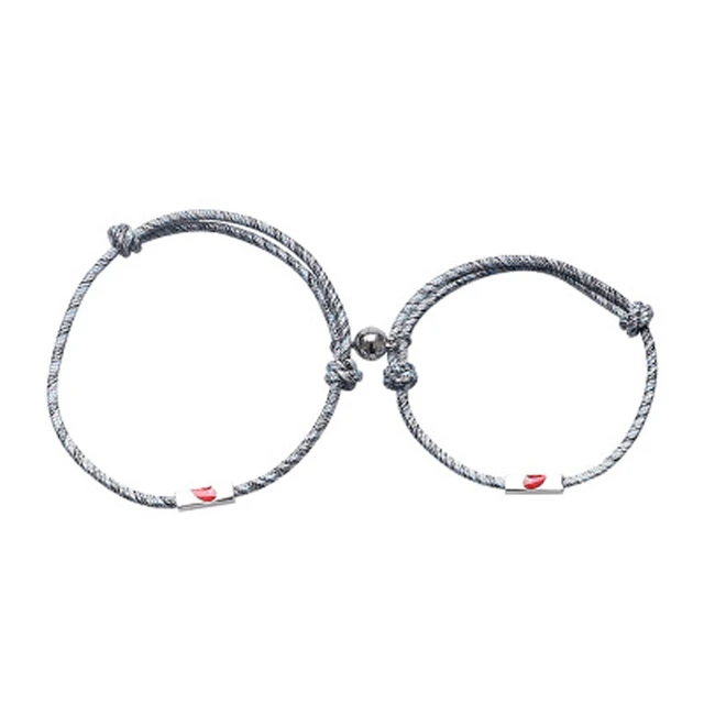 Couple Magnetic Heart Bracelet