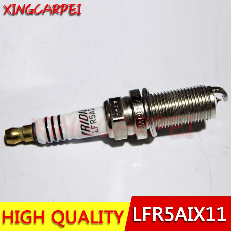 4 шт. Иридиевые свечи зажигания LFR5AIX11 для Hyundai Nissan Infiniti Yamaha 5343 4469 FK16HQR11 REC10WYPB4 |