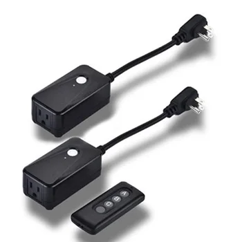 

Wireless ligent Remote Control Socket Waterproof IP44 Level Remote Control 30 Meters-US Plug