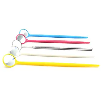 

Dental Mouth Mirror Multifunction Checking Eyelash Extension Disposable Eyelash Mirror Teeth Clean Oral Eyelash Supplies Tools
