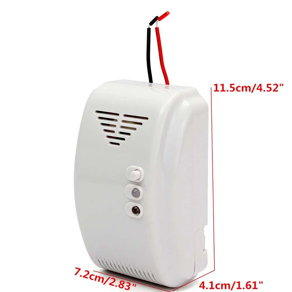 

12V Combustible Gas Leak LPG Natural Gas Detector Propane Alarm for RV Van Boat Hi 888