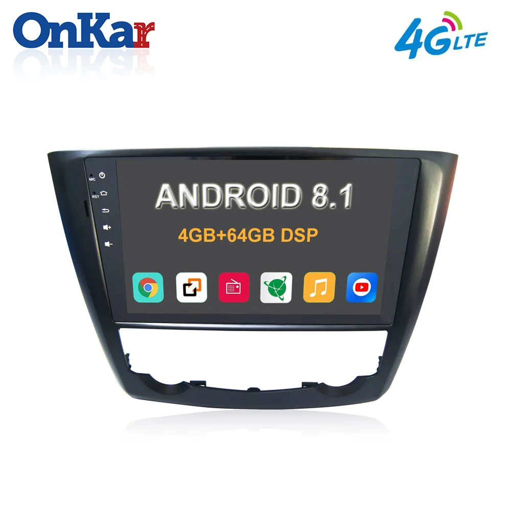 Автомобильный мультимедийный плеер ONKAR для Renault Kadjar 2016 2017 Android 8 1 RAM 4 Гб ROM 64