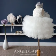 Детская рубашка для девочек; белое платье без рукавов с топом одежда для сцены детское платье принцессы День защиты детей цветочной расцветки для мальчика/девочек, которые несут цветы, натуральный хлопок ТПИ