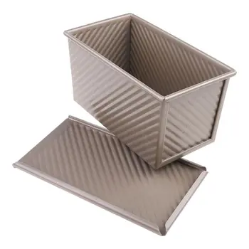 

Toast Bread Mold Non Stick Loaf Pan with Lid DIY Baking Tool For Homemade Cakes M6CE