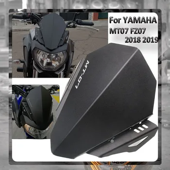 

Motorcycle CNC Windshield Windscreen Aluminum Kit Deflector Fits For YAMAHA MT-07 MT 07 2018 2019 MT07 FZ07 FZ-07 FZ 07 18'-19'
