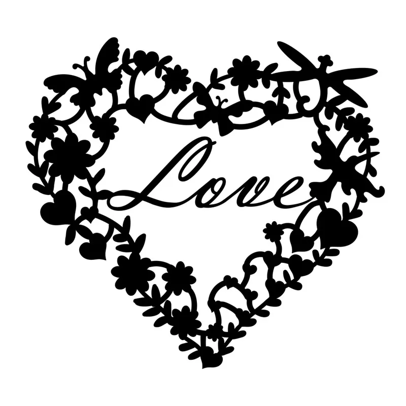 

DiyArts New Love Heart Dies Scrapbooking Metal Cutting Dies for 2019 New Craft Dies Card Making Die Cuts DIY Scrapbook Album