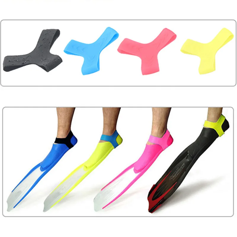 

Free Latent Swim Fins Fixing Band Diving Submarine-Hunting Scuba Snorkeling Flippers Fixed Ring Anti-Fall