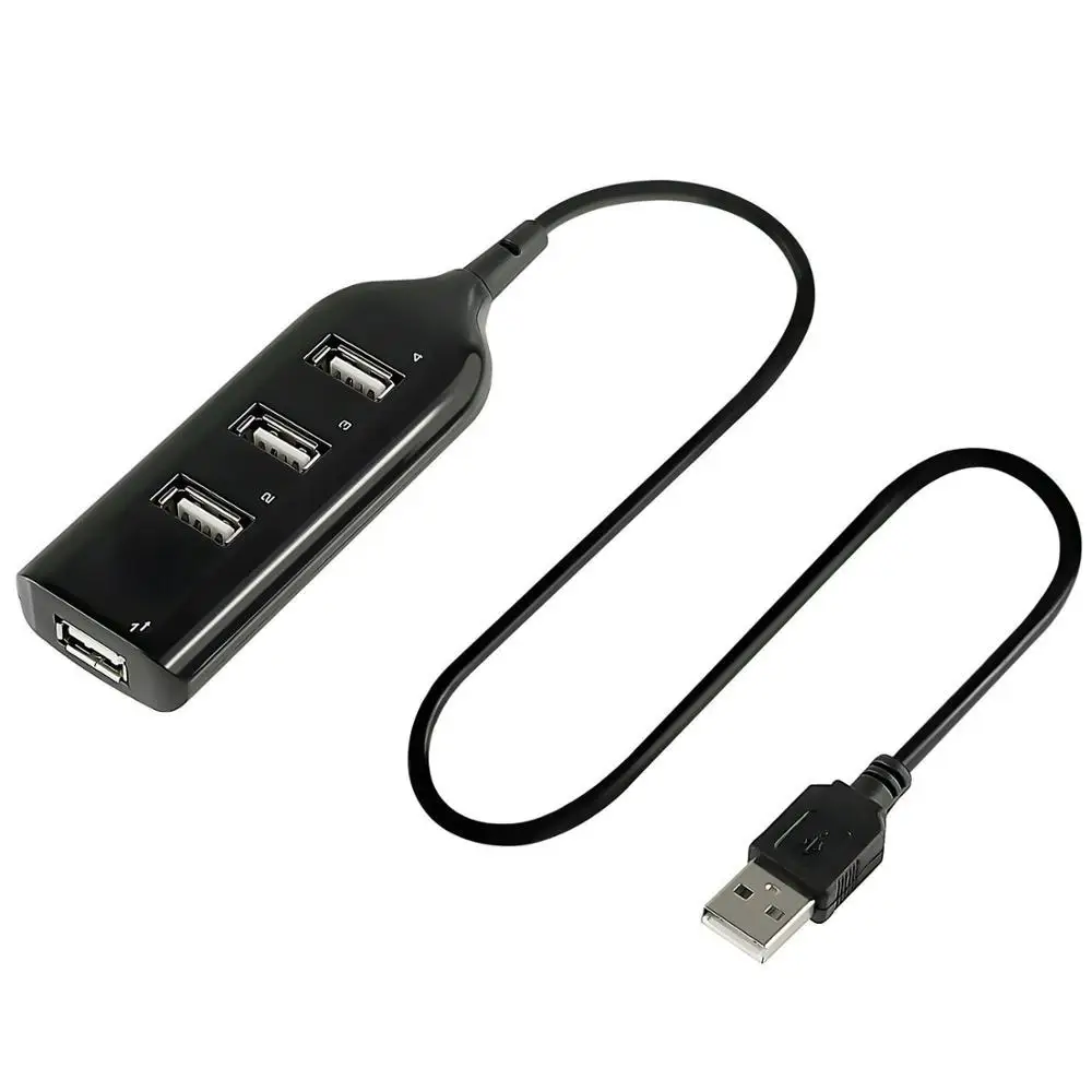 

VIPATEY USB Hub High speed 4 Port USB Splitter Multi USB 2.0 Port Mini HUB For MacBook Pro Notebook PC USB Flash Drives Mobile HDD and More