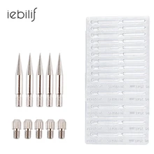 50 шт. Сменные иглы для удаления молей татуировки плазменная ручка веснушки инструмент для удаления темных пятен круглые тонкие иглы колпачки инструменты для ухода за кожей