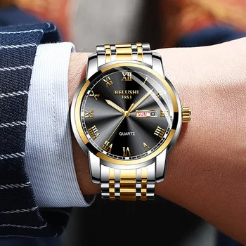 

Luminous Watches Men Fashion Watch 2020 Luxury Stainless Steel Band Reloj Wristwatch Business Clock Waterproof Relogio Masculino