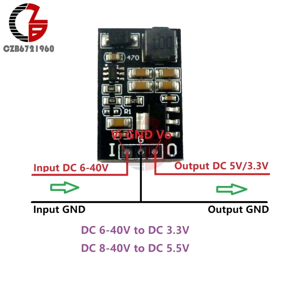 DC-DC Step-Down Synchronous rectification Adjustable Supply Power buck  converter voltage LED over 055L 10 pcs/lot] - AliExpress