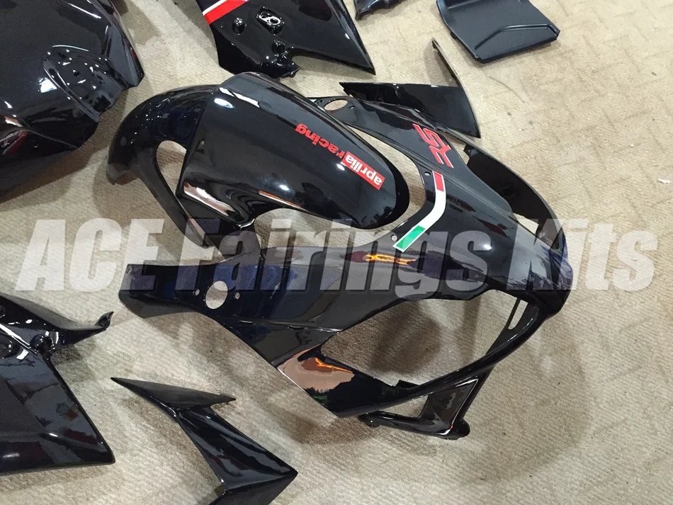 ABS литья под давлением велосипед обтекатель комплект подходит для Aprilia RS125 06 07 08 09 10 11 RS4 RSV 125 2006-2011 Обтекатели набор красный черный