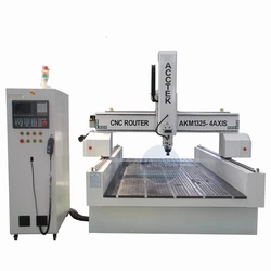 Roteador cnc 4 eixos 3d escultura em madeira 4x8 barato mesa de roteador a vácuo
