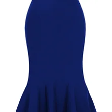 Grace Karin, Западная мода, женская мода, OL, повседневная, Русалка, облегающая бедра, юбка-карандаш, для девушек, элегантная, однотонная, высокая талия, юбки