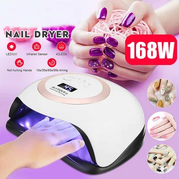 

42LEDs UV Lamp Nail Dryer Pro UV LED Gel Nail Lamp Fast Curings Gel Polish Ice Lamp for Nail Manicure Machine