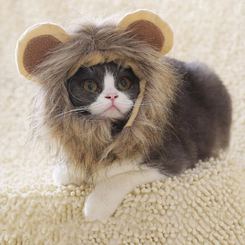 Funny-Cute-Pet-Costume-Cosplay-Lion-Mane-Wig-Cap-Hat-for-Dog-Cat-Halloween-Xmas-Clothes
