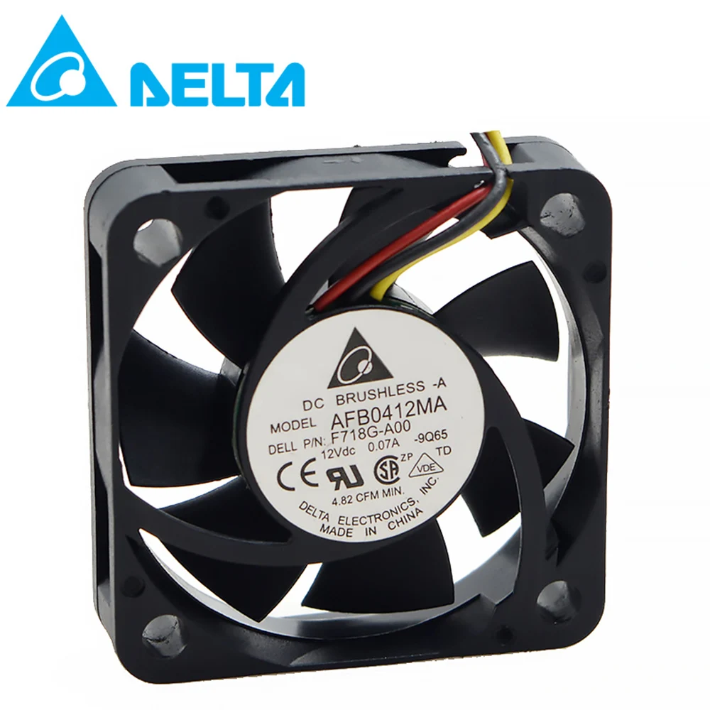 

for delta AFB0412MA 4cm 4010 40*40*10mm 12V 0.10A dual ball mute cooling fan F718G-A00