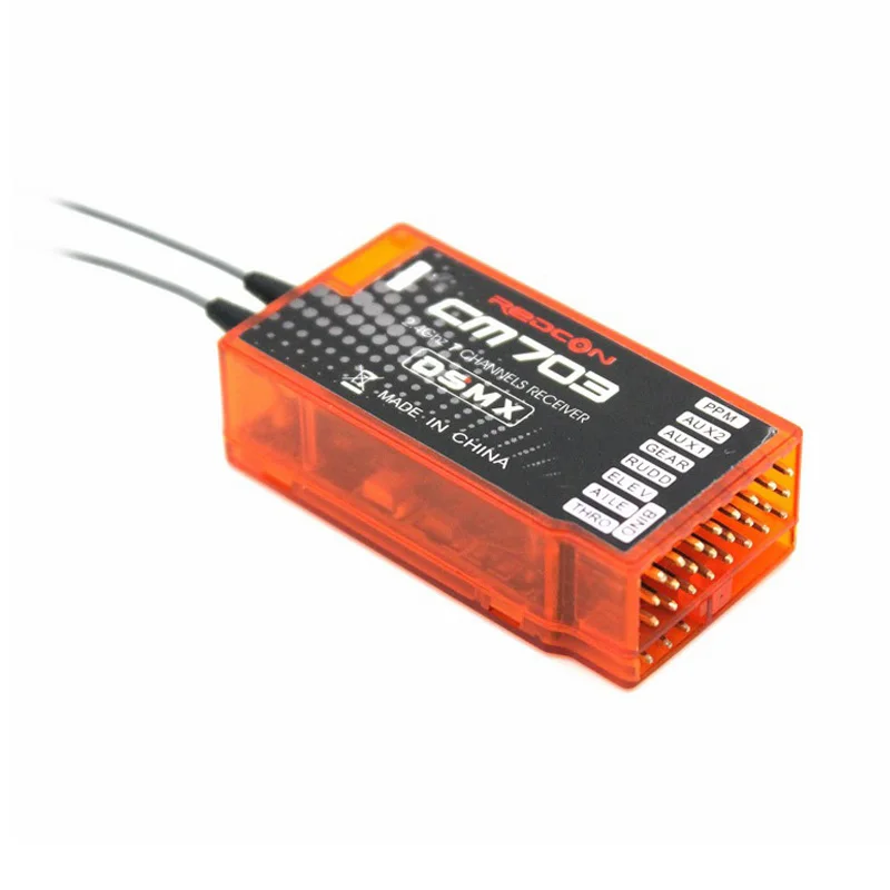 Совместимый ресивер REDCON CM703 2 4G 7CH DSM2 DSMX выход PPM для дистанционного управления JR DSX9