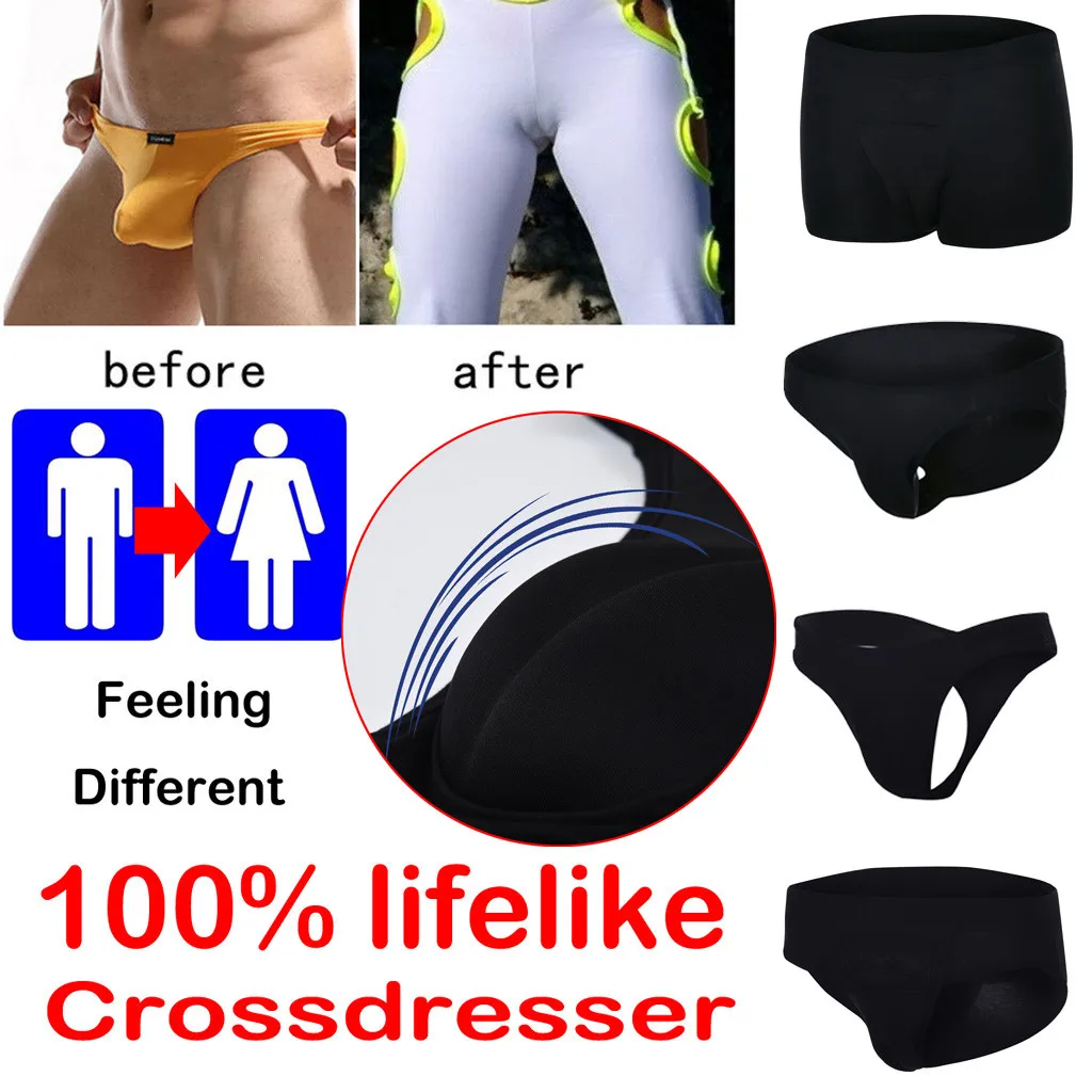 

feitong underpants underwear Men Hiding Gaff Panty Crossdresser Underwear Transvestite Clothing Shaper трусы мужские #729 белье