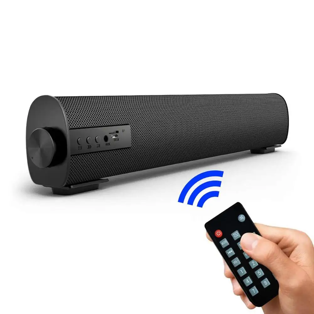 Soundbar Wired and Wireless Bluetooth Speaker Home Theater Stereo Sound bar  Built-in Subwoofers for TV/Phone with Remote Control