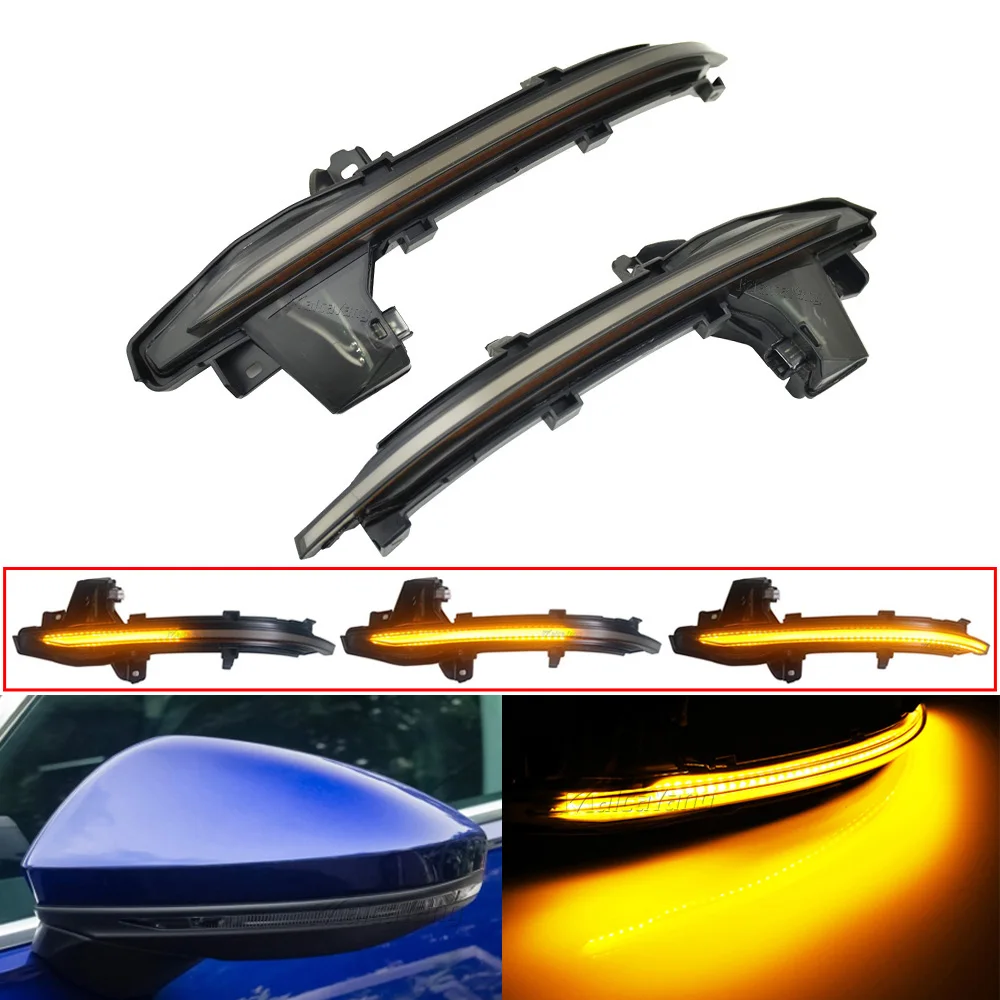 2Pieces LED Dynamic Turn Signal Light For Audi A6 C8 4A A7 4K A8 D5 4N