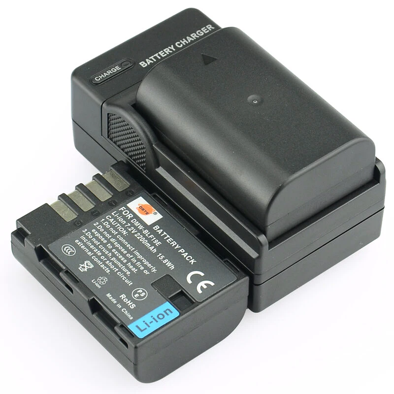 3 шт 7 2 V 2200 мА/ч DSTE DMW BLF19E BLF19 Перезаряжаемые Цифровая зеркальная фотокамера sony