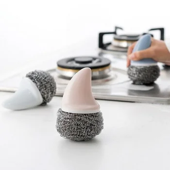 

Shark Handle Wire Cleaning Brush Dish Pan Bowl Pot Cleaner Scrubbers Home Washing Tools Handheld Kitchen Cleaning Accessories