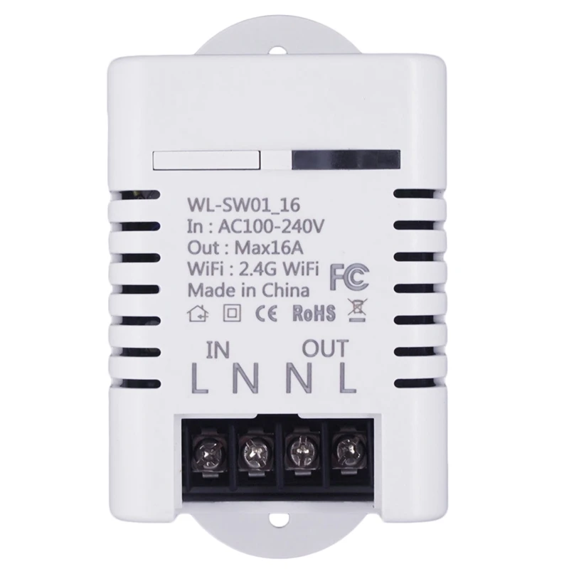 2,4G Wifi переключатель 16А дистанционный беспроводной переключатель умный светильник Alexa Google домашняя Автоматизация Ifttt Ewelink управление приложением