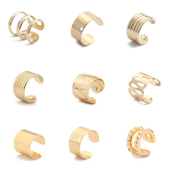 

Minimalist Ear Cuff Set Clip on Earrings for Weomen New Fashion Small C Shaped Good Color Earcuffs Jewelry Accessories