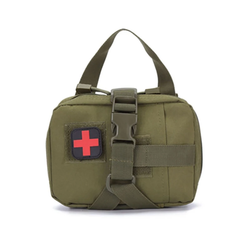 Походная сумка, походная аптечка, тактическая медицинская сумка, рюкзак для выживания, наборы для путешествий, альпинизма, аварийный чехол - Цвет: Армейский зеленый