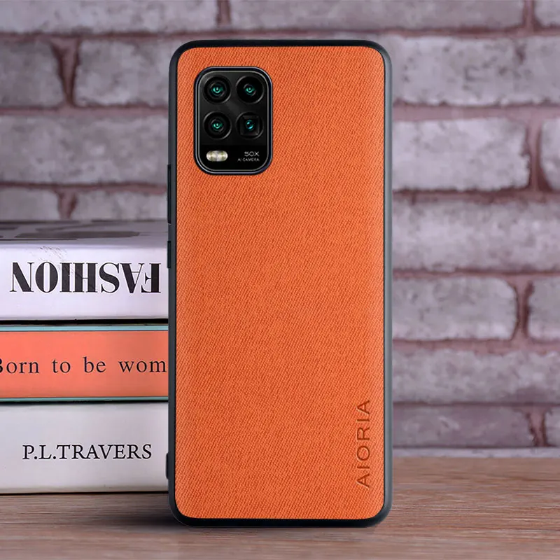 Luxury Textile Leather Phone Case – Premium Soft Cover