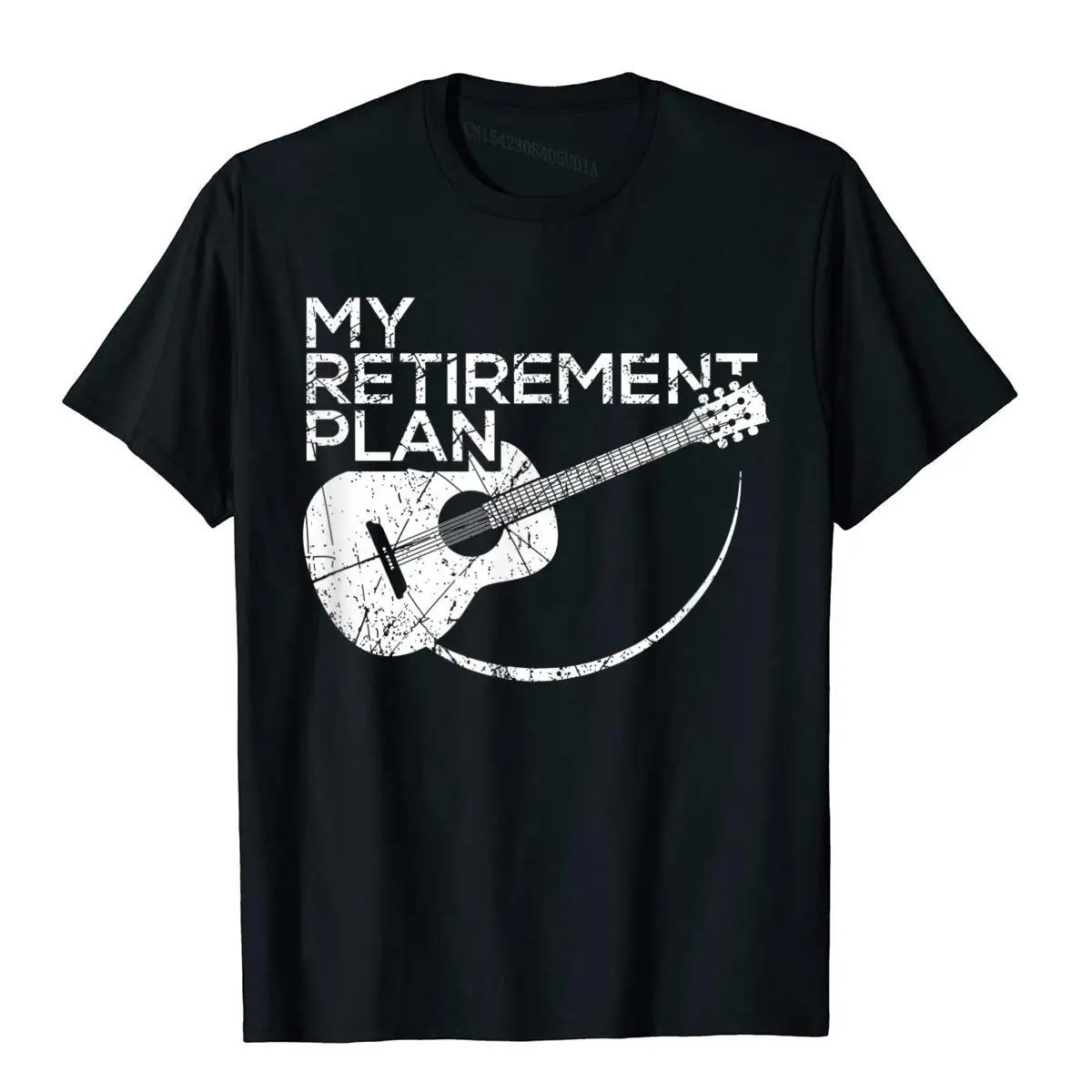 My Retirement Plan Guitar Funny Musicians Shirt T-Shirt__B7757black